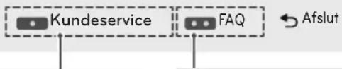 Kundeservice FAQ Afslut