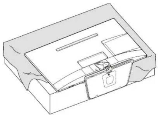 LG 29MN33V-PZ - Afmontering af soklen - 3