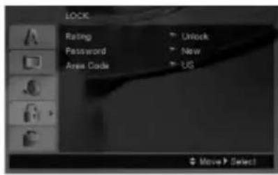 LG DVX171 - LOCK (Forældrekontrol) - 1