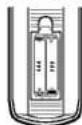 LG DVX171 - Kaukosäätimen paristojen asennus - 1