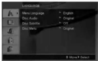 LG DVX171 - Oprindelige indstillinger - 1