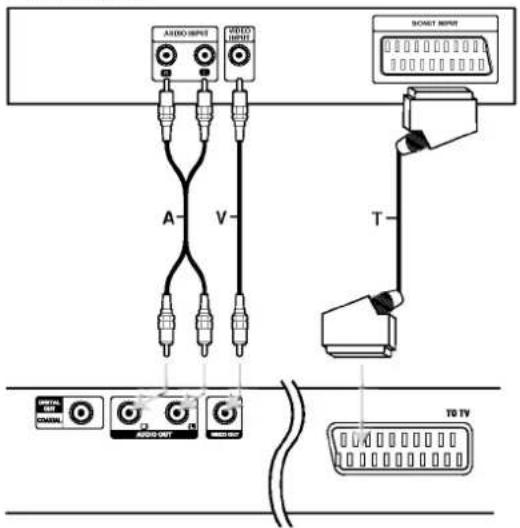 LG DVX171 - Anslutningar till DVD-spelare - 1