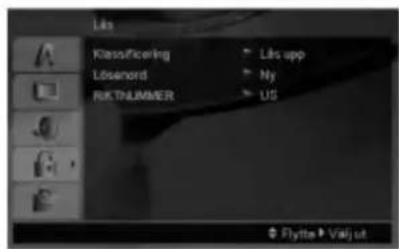 LG DVX171 - Lås (Föräldrafunktion) - 1