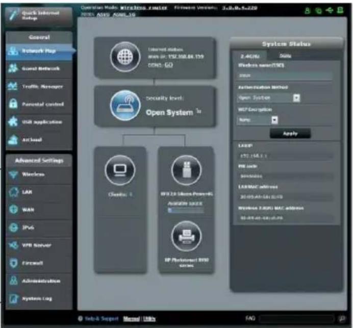 ASUS RT-AC1900P - Managing the router via the ASUSWRT web GUI - 2