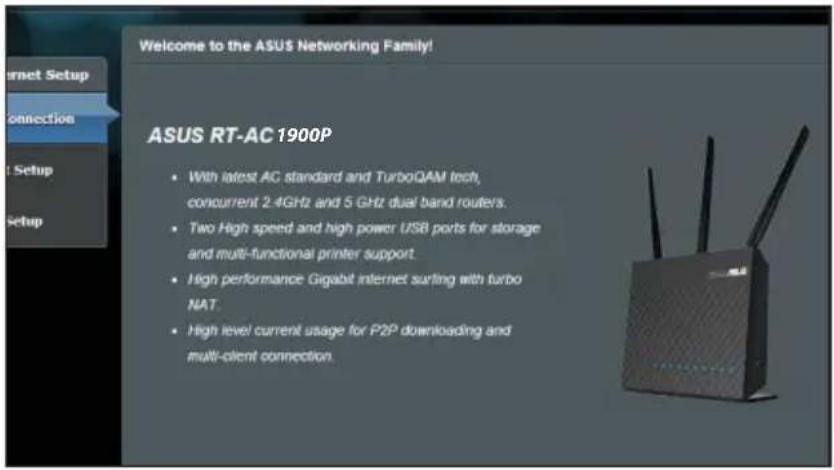 Welcome to the ASUS Networking Family! ASUS RT-AC 1900P • With latest AG standard and TurboQAM tech, concurrent 2.4GHz and 5 GHz dual band routers. • Two High speed and high power USB ports for storage and multi-functional printer support. • High performance Gigabit internet surfing with turbo NAT. • High level current usage for P2P downloading and multi-client connection.