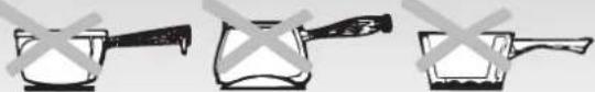 HOOVER HVI 469 BLA - WAHL DES RICHTIGEN KOCHGESCHIRRS - 1