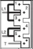 HOOVER HVH 551/1 X - Verbindung des Versorgungskabels : - 3