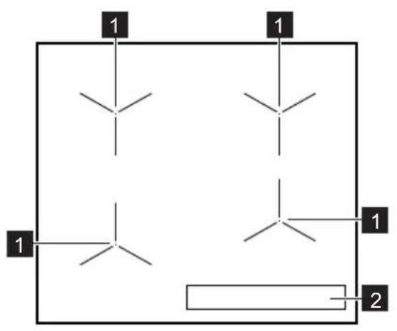 ELECTROLUX HOF650FMF - Oversigt over kogepladens overflade - 1