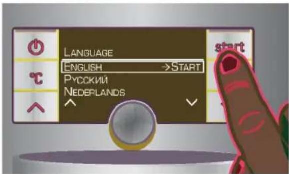 LANGUAGE ENGLISH →START РУСКИЙ NEDERLANDS