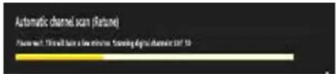 Automatic channel scan (Future) Please wait. This will have a low minimum. Screening digital channels 101:50