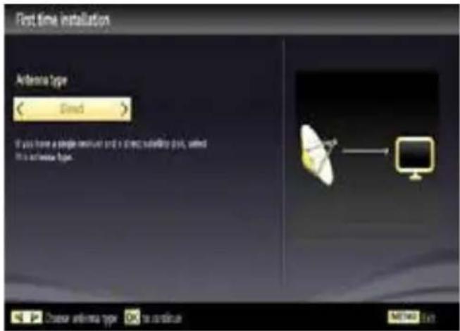 GoCamp 20LED SMART-TV - Normal satellitinstallation- Satellitkonfiguration - 1