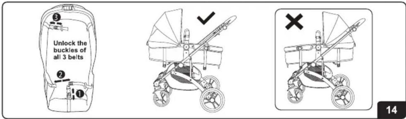 Chipolino Malta - - INSTALLATION OF CAR SEAT "MALTA" ON FRAME OF STROLLER - 13