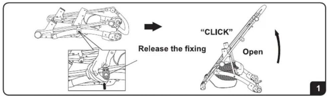 Chipolino Malta - - INSTALLATION OF CAR SEAT "MALTA" ON FRAME OF STROLLER - 1