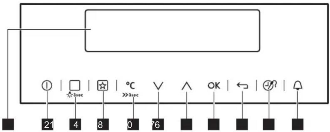 AEG BPE74222FB - Elektronisk programur - 1