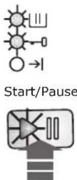 ELECTROLUX EWF16370 - Valg af Start/Pause - 1