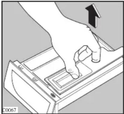 ELECTROLUX EWF16370 - Rengøring af vaskemiddelskuffen - 2