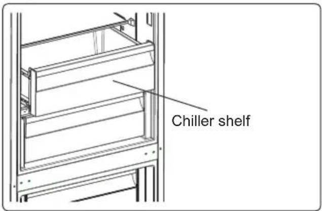 Chiller shelf
