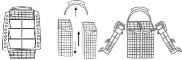 INDESIT DI 653 A - Cutlery basket - 1