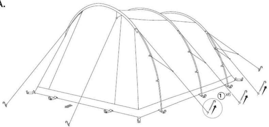 Vango Winslow II 500 - TAKING DOWN & PACKING - 1