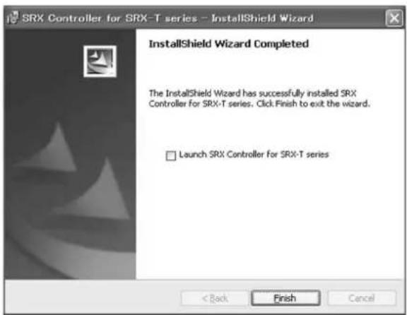 SONY SRX-T420 - [Install] をクリックする。 - 1