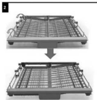 Scandomestic WFO 4207 - Adjusting the cutlery basket - 2