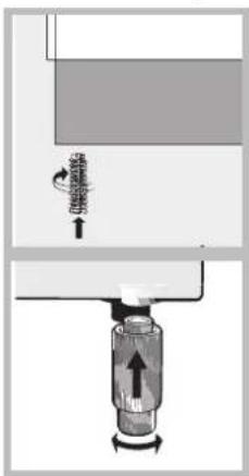WHIRLPOOL ACMT 6631/WH - Positionering och nivellering - 2