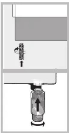 WHIRLPOOL ACMK 5531/WH - Posisjonering og nivellering - 2