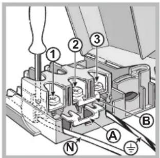 WHIRLPOOL ACMK 5531/WH - Montere strømkabelen - 3