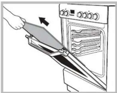 WHIRLPOOL ACMK 5531/WH - Fjernelse og montering af ovnlågen: - 4