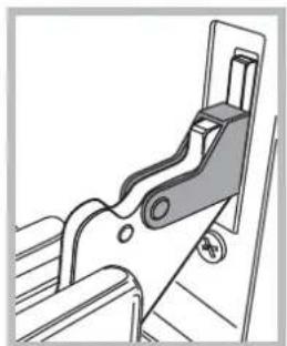 WHIRLPOOL ACMK 6531/WH/1 - Removing and fitting the oven door: - 1