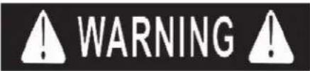 WARNING!