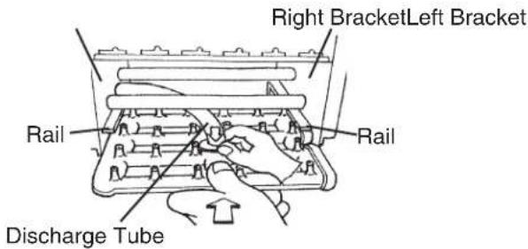 Right Bracket Left Bracket Rail Rail Discharge Tube