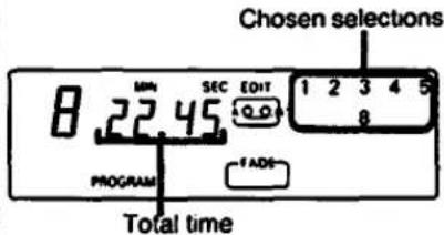 SONY CDP-23 - To check the remaining time - 7