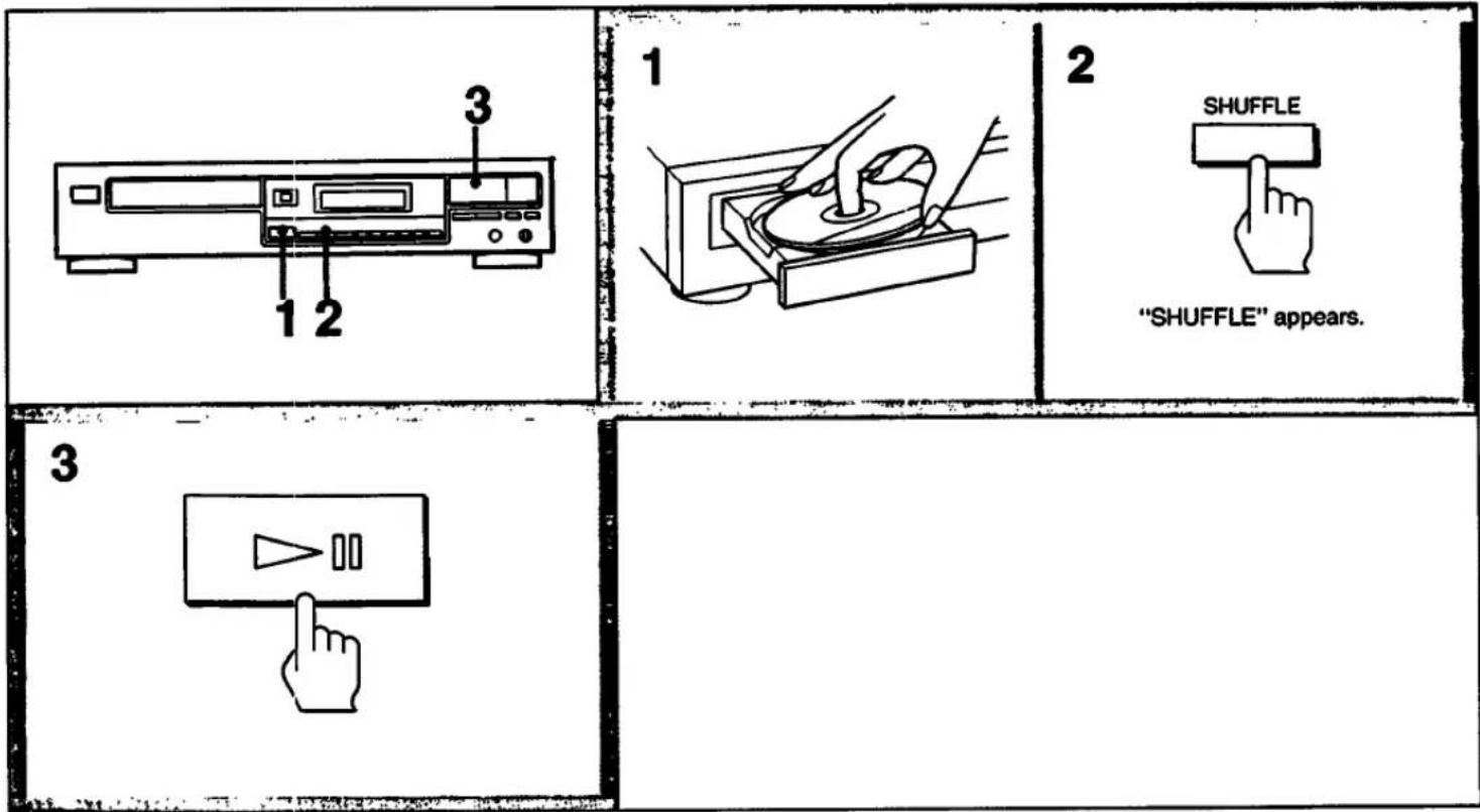 SONY CDP-23 - - Shuffle Play - 1