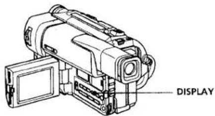 SONY CCD-TRV66 - To display the screen indicators - Display function - 1
