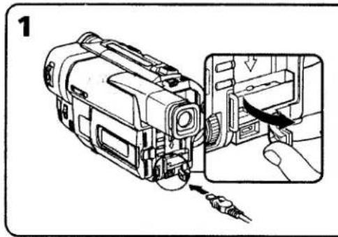 SONY CCD-TRV66 - Connecting to a wall outlet - 1