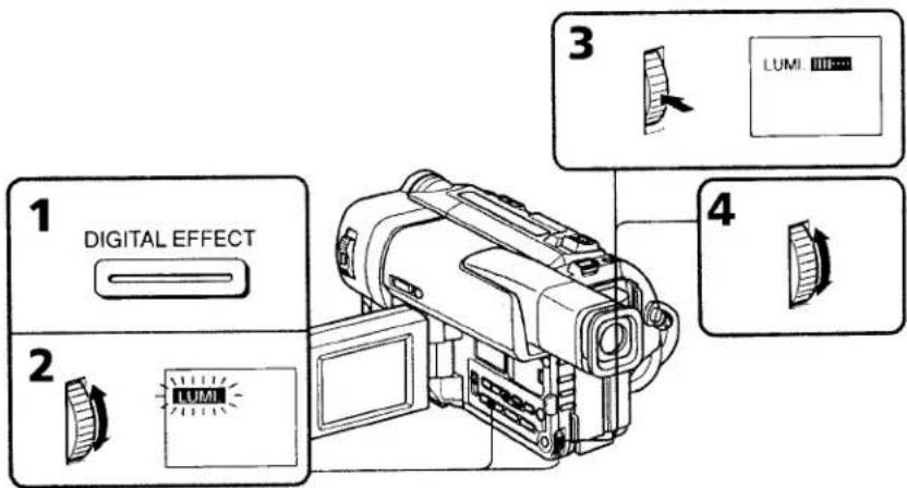 SONY CCD-TRV66 - Using special effects - Digital effect - 1
