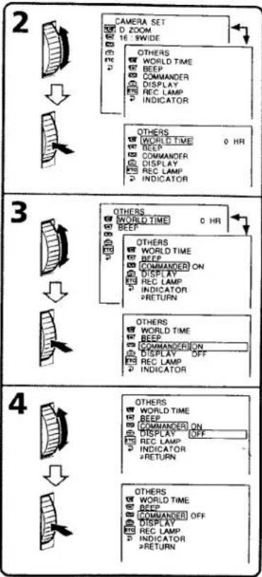 SONY CCD-TRV66 - Changing the MENU settings - 2
