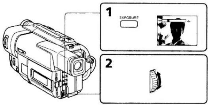 SONY CCD-TRV66 - Adjusting the exposure manually - 1