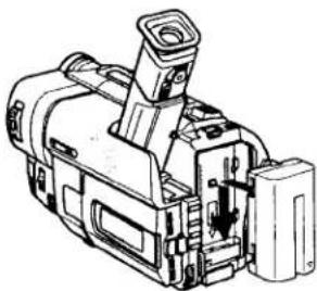 SONY CCD-TRV66 - Installing the battery pack - 1
