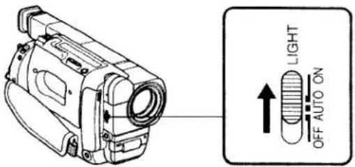 SONY CCD-TRV66 - Using the built-in light - 1