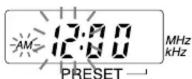 SONY SRF-M35FP - Setting the Clock - 1