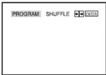 PROGRAM SHUFFLE ENTER