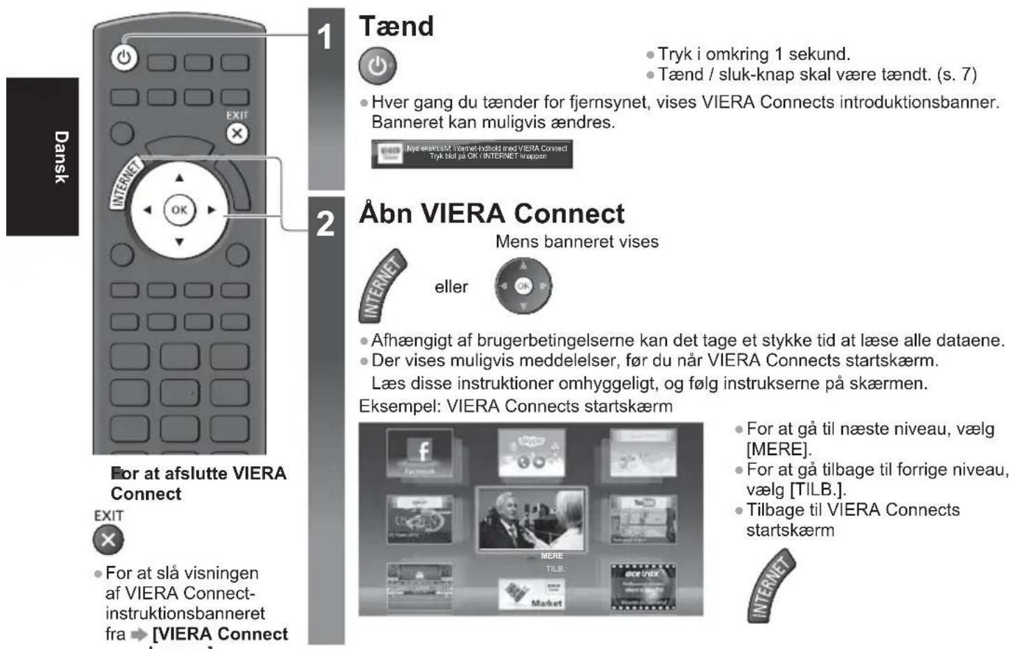 PANASONIC Viera TX-L37E5Y - Brug af "VIERA Connect" - 1