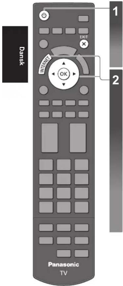 Dansk Panasonic TV 1 EXIT 2 INTERNET OK