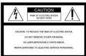 SONY XDR-S3HD - WARNING - 1