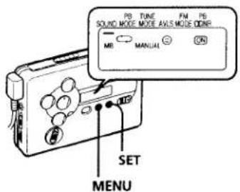 PB TUNE FM PB SOUND MODE MODE AXIS MODE ODBC MR MANUAL ON SET MENU