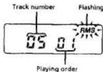 SONY Discman D-155 - Playing tracks in the order you want (RMS play) - 3