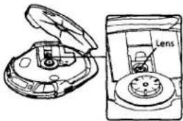 SONY Discman D-155 - To clean the lens - 1