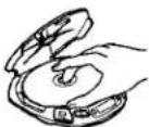 SONY Discman D-155 - To remove the CD - 1